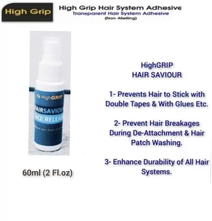 HighGrip Hair Saviour & Lace Release Pakistan Hair Wigs
