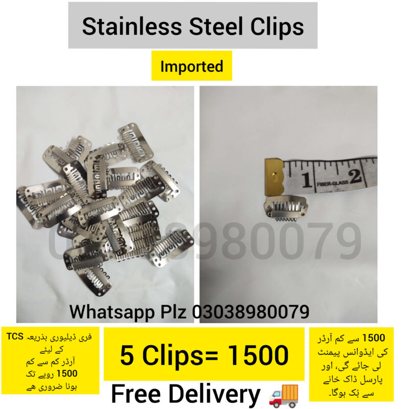 Hair Wig Clips Pakistan Stainless Steel