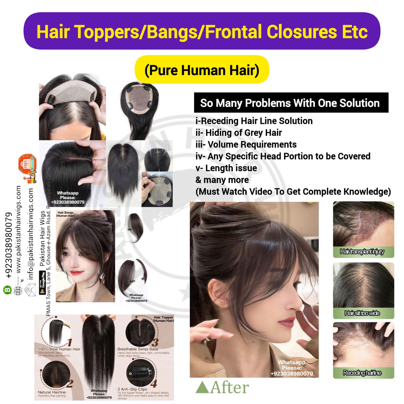 frontal clips in on hair toppers closures ponytail bang braidsba