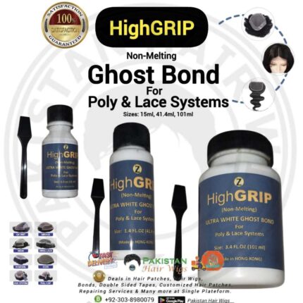 HighGRIP Ghost Bond (Non-Melting) for Poly & Lace Hair Systems