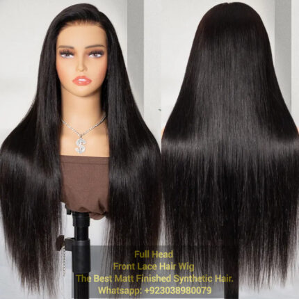 Front Lace Full Head Synthetic Hair Wig - (Lace Front)