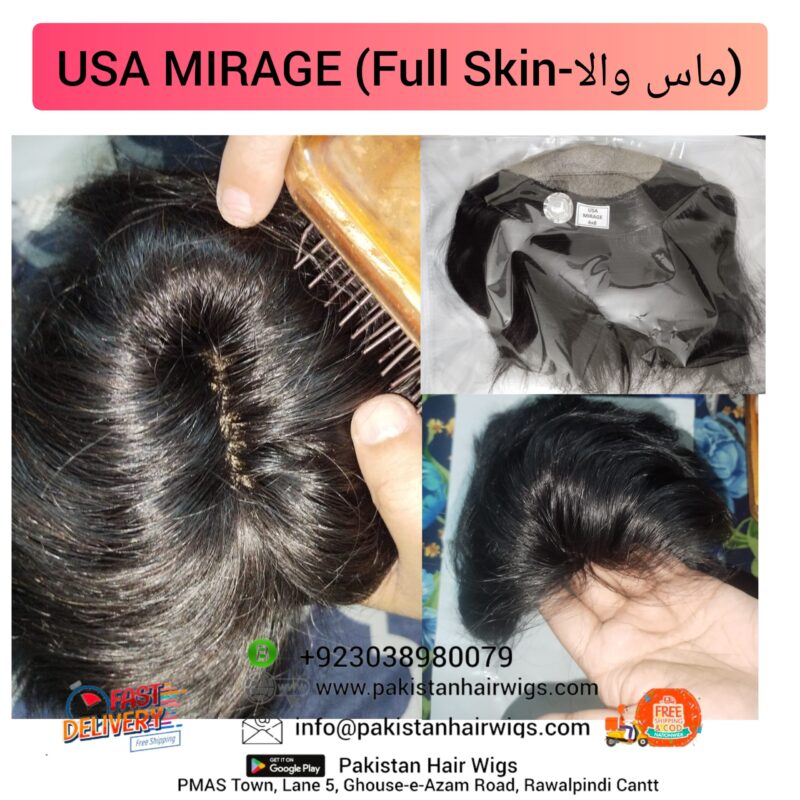 USA Mirage Skin Type Wig Pakistan