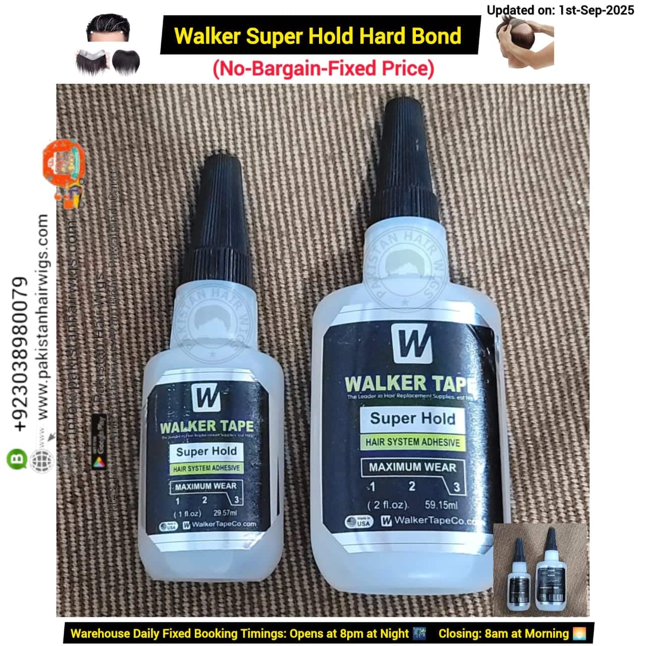 walker super hold top priority quality hard sp40 sp101 hnh60 wig unit patch extension system lotion gum liquid glue 23