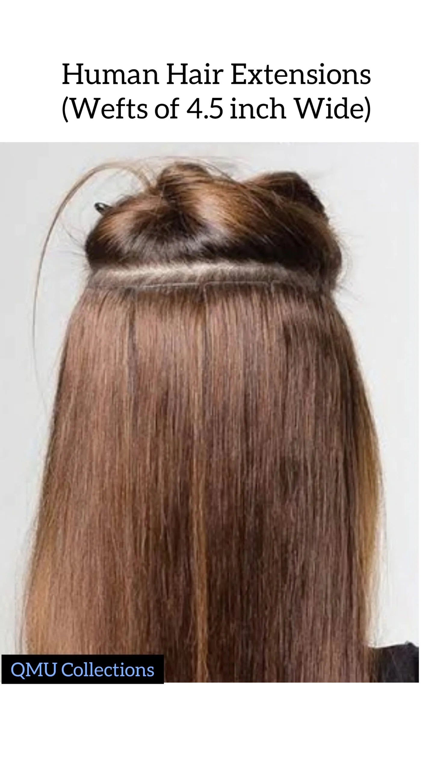 Weft human hair extensions for women in Pakistan