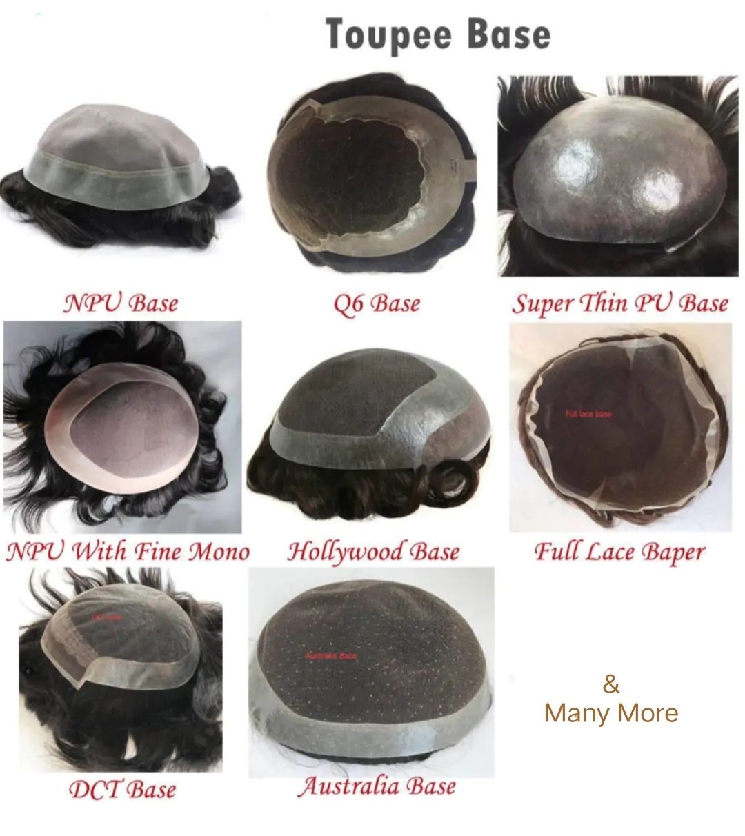 Best toupee base hair wigs and extensions