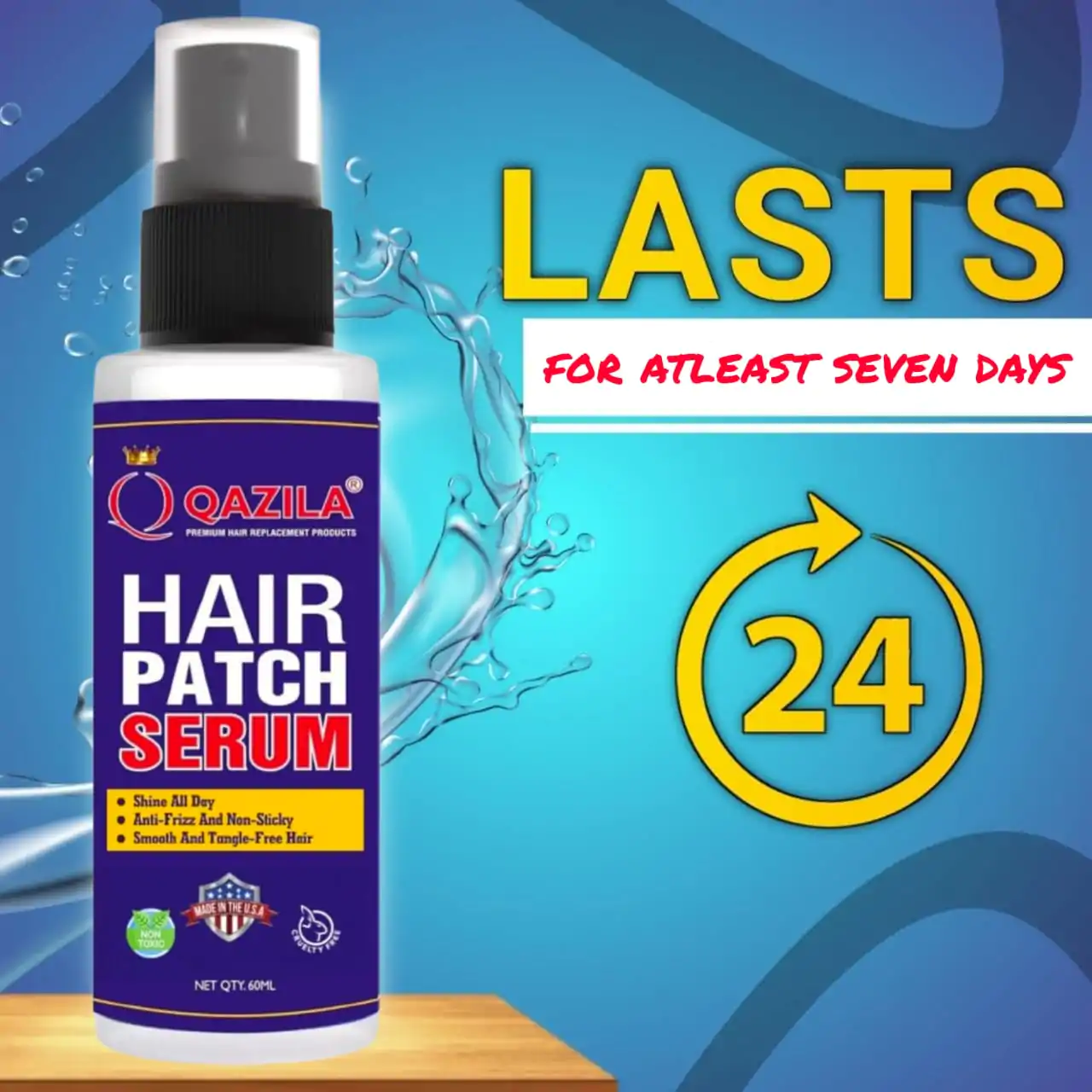 Premium quality hair wig serum