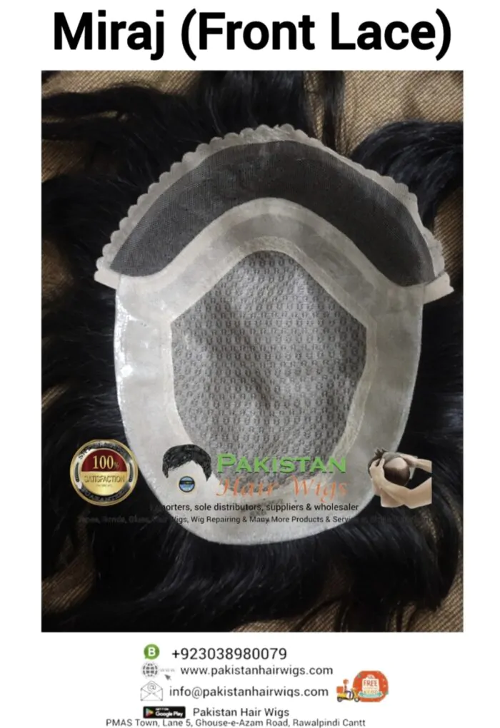 Miraj Front lace Hair Unit with hair toupee