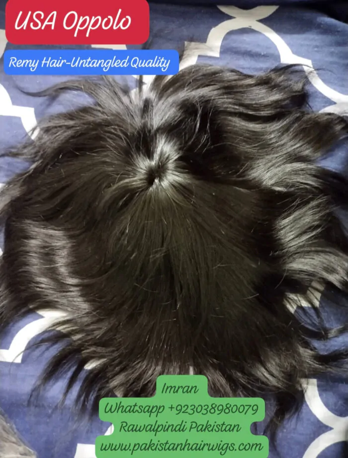 Untangled remy hair USA oppolo hair systems