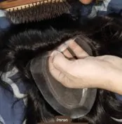 australian front poly base hair patch