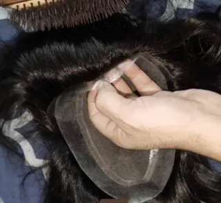 australian front poly base hair patch
