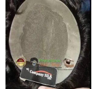 Golden Silk base hair patch and wig toupee