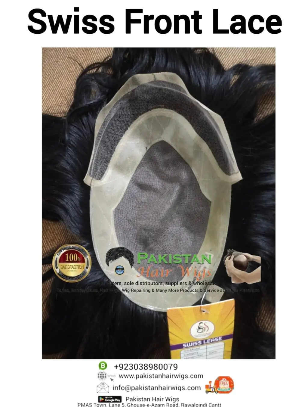 Swiss front mono base hair system