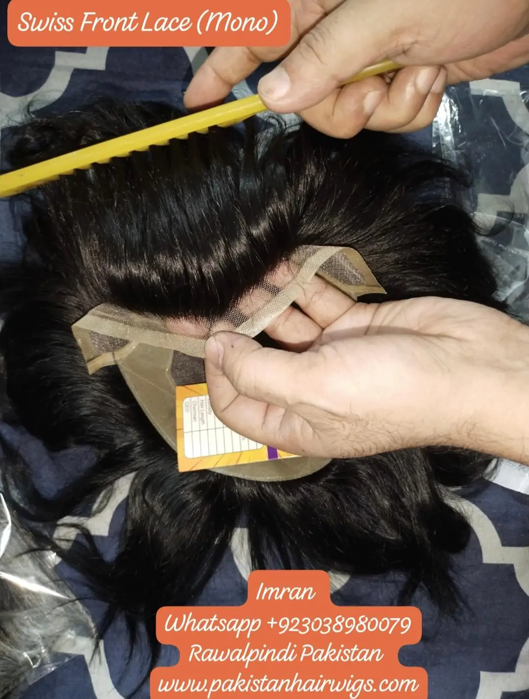 Synthetic mono hair wig