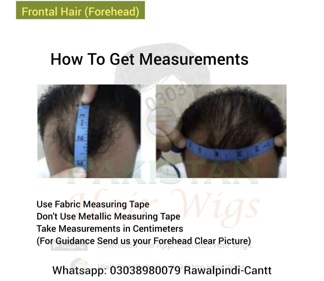 How to measure hair wig size