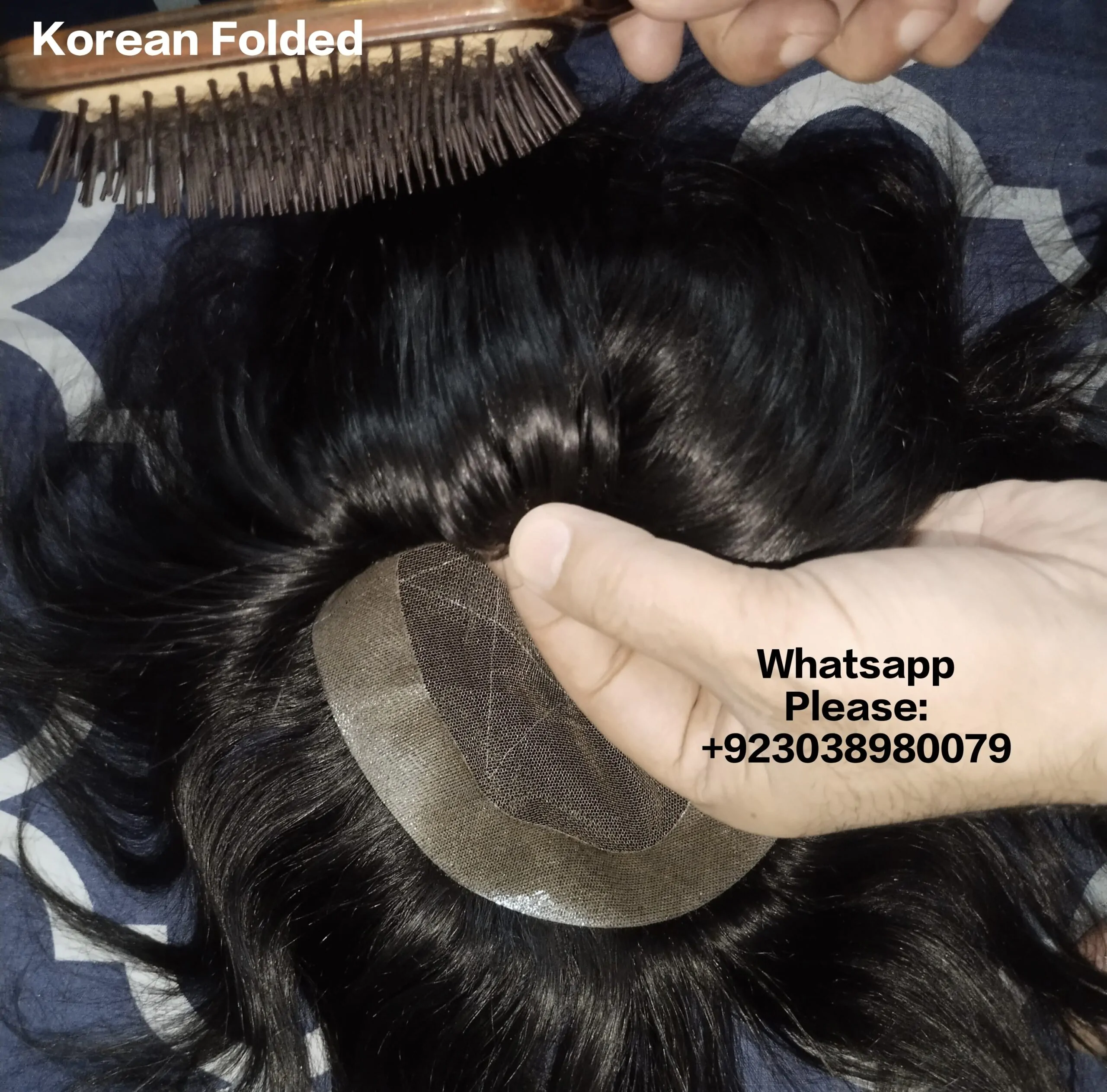 Korean Swiss Hair Patch (Folded Front)