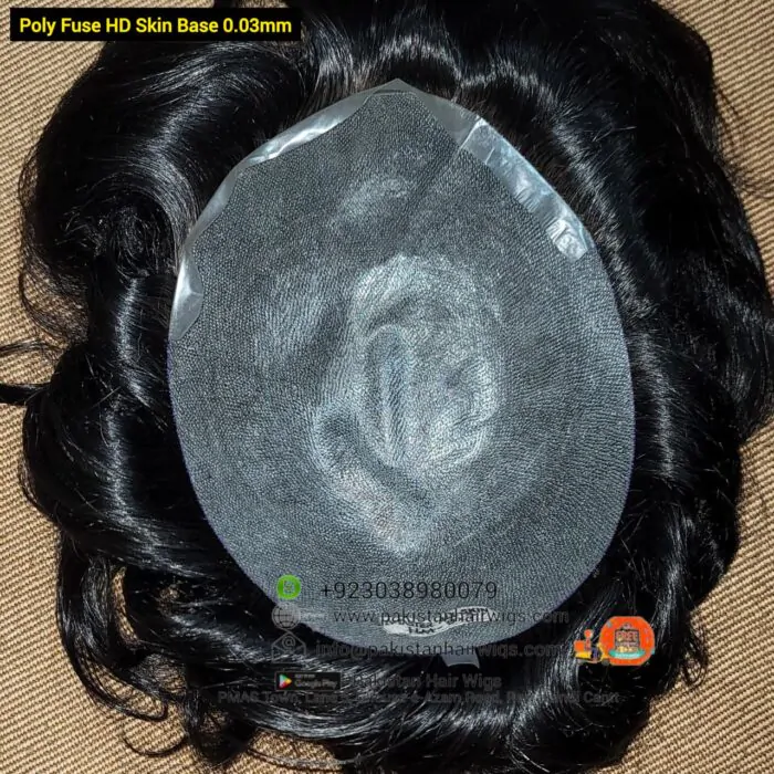 Poly Wigs Poly Fuse HD 0.03mm Hair Patch - Pakistan Hair Wigs