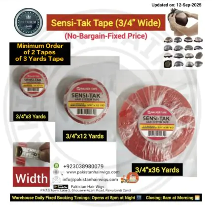 Walker Sensi Tak Tape (3/4" Wide) - China