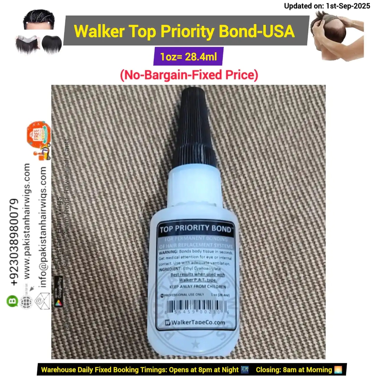walker super hold top priority quality hard sp40 sp101 hnh60 wig unit patch extension system lotion gum liquid glue 4